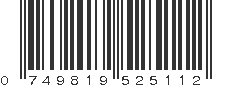 UPC 749819525112