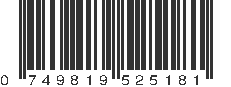 UPC 749819525181