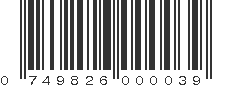 UPC 749826000039