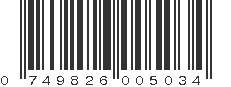 UPC 749826005034