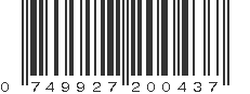 UPC 749927200437