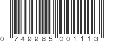 UPC 749985001113