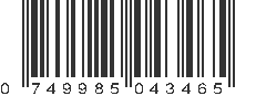 UPC 749985043465