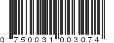 UPC 750031003074