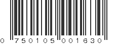 UPC 750105001630