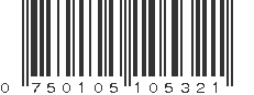 UPC 750105105321