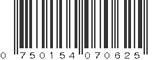 UPC 750154070625