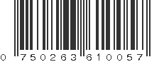 UPC 750263610057