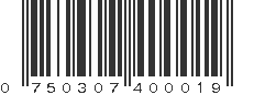 UPC 750307400019