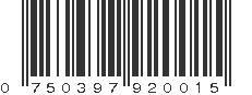 UPC 750397920015