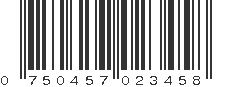 UPC 750457023458