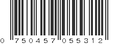 UPC 750457055312