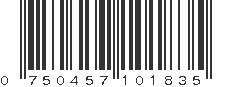 UPC 750457101835