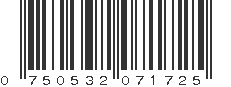 UPC 750532071725