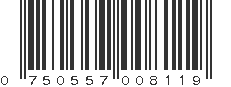 UPC 750557008119