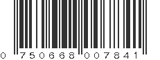 UPC 750668007841