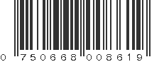 UPC 750668008619