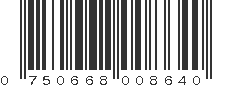 UPC 750668008640