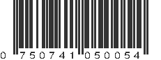 UPC 750741050054