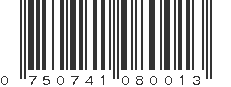 UPC 750741080013