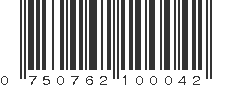 UPC 750762100042