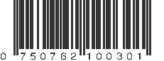 UPC 750762100301