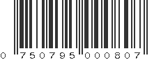 UPC 750795000807