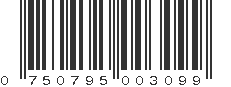 UPC 750795003099