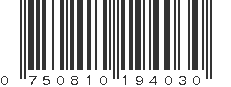 UPC 750810194030