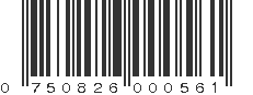 UPC 750826000561