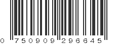 UPC 750909296645