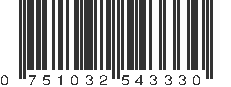 UPC 751032543330