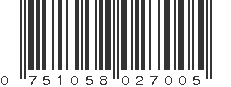 UPC 751058027005