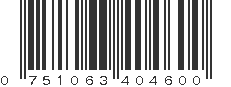 UPC 751063404600