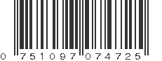 UPC 751097074725