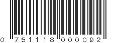 UPC 751118000092