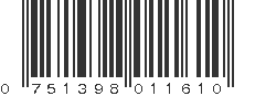 UPC 751398011610