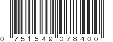 UPC 751549078400