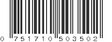 UPC 751710503502