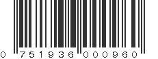 UPC 751936000960