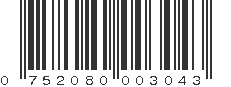 UPC 752080003043