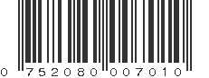 UPC 752080007010