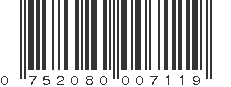 UPC 752080007119