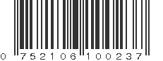 UPC 752106100237