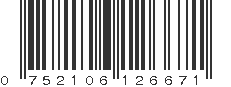 UPC 752106126671