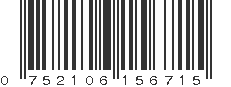 UPC 752106156715