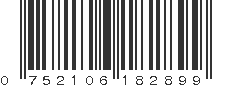 UPC 752106182899