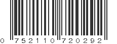 UPC 752110720292