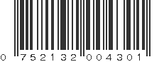 UPC 752132004301