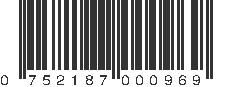 UPC 752187000969